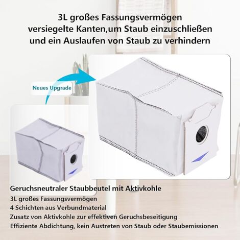 FOREHILL 20PCS accessoires pièce de rechange pour Ecovacs Deebot N30 Pro, pièces détachées pour aspirateur N30 Pro, 1 brosse principale + 4