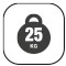 Charge maximale 25 kg