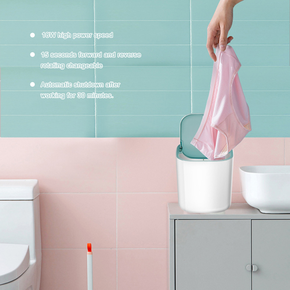 MUFF Mini Washing Machine Laundry Barrel Washer Underwear Socks Washer