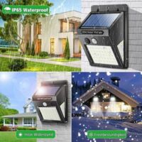solar lights for outdoor, 50 LED solar lights for outdoor with motion detector 270? super bright solar light, 3 mode safety wall light IP65 waterproof wall light for outdoor garden (1pc) Cisea