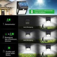 solar lights for outdoor, 50 LED solar lights for outdoor with motion detector 270? super bright solar light, 3 mode safety wall light IP65 waterproof wall light for outdoor garden (1pc) Cisea