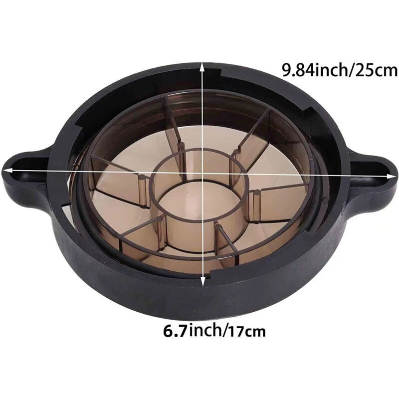 Couvercle Pompe Piscine Hors-Sol - Couvercle Transparent en PVC avec Joint, Pour Remplacement de Pompe Centrifuge - 2