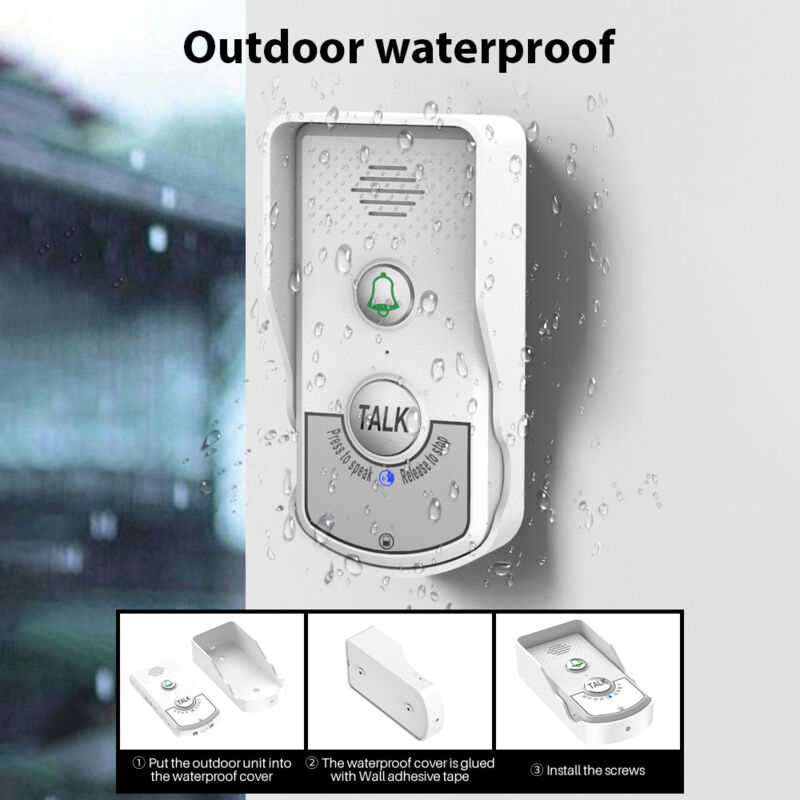 Interphone sans fil rechargeable intelligent