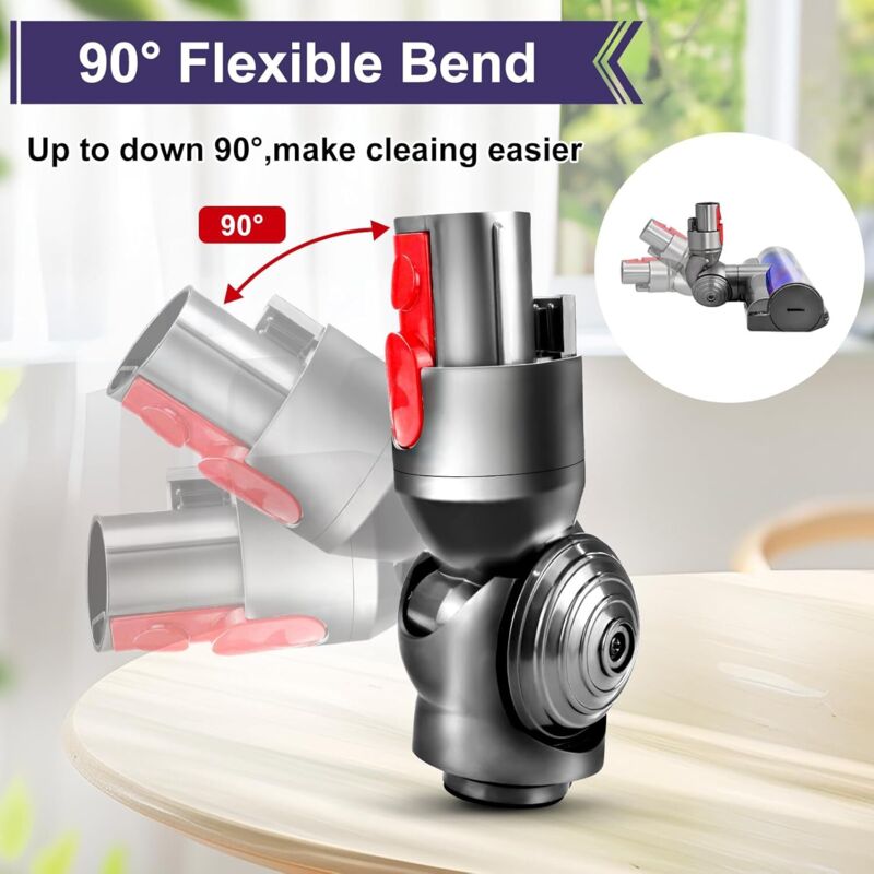 Chuancheng Connecteur de tête à entraînement Direct 50 W pour Dyson V8 V10 aspirateur Brosse de Sol Tête de Connexion Tête de Connexion Accessoires Pièces de Rechange - 3