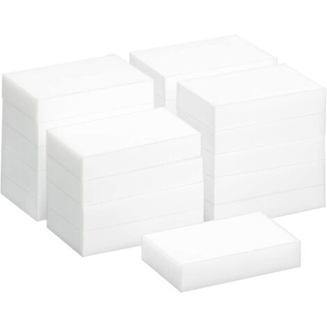 Set di 5 spugne quadrate biodegradabili in cellulosa di legno - Set di 5
