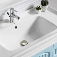 Bonde de vidange universel pour lavabo et lavabo - Plug de lavabo - Bonde de vidange sans trop-plein
