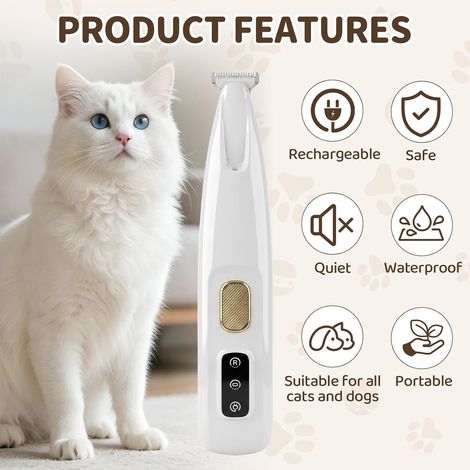 Tondeuse rechargeable USB pour animaux