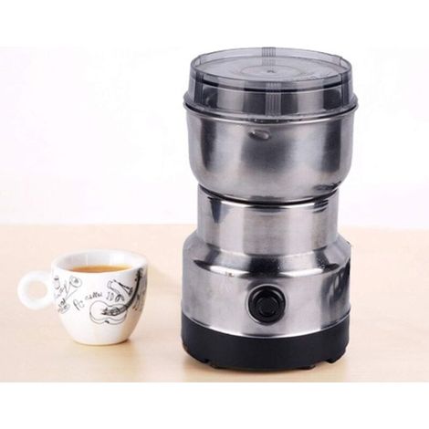 Moulin à café multifonctionnel, broyeur avec lames en acier inoxydable, adapté aux grains de café, aux noix de lin, au poivre, aux épices et plus encore - 4