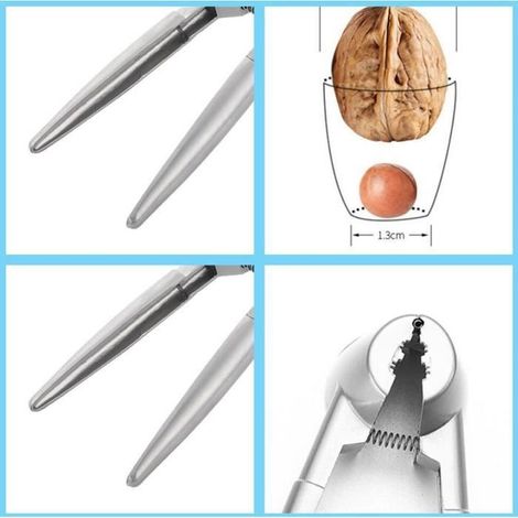 Professioneller Nussknacker – Aluminiumlegierung – Ergonomisches Design – Rutschfester Griff – 3
