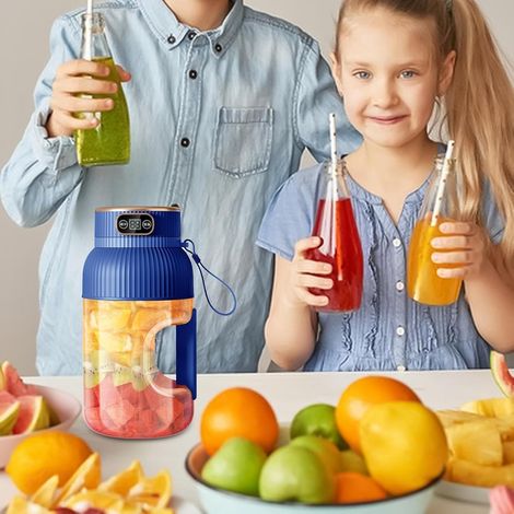 Vaso exprimidor portátil recargable, cartel digital multifunción para batidos personal - 3
