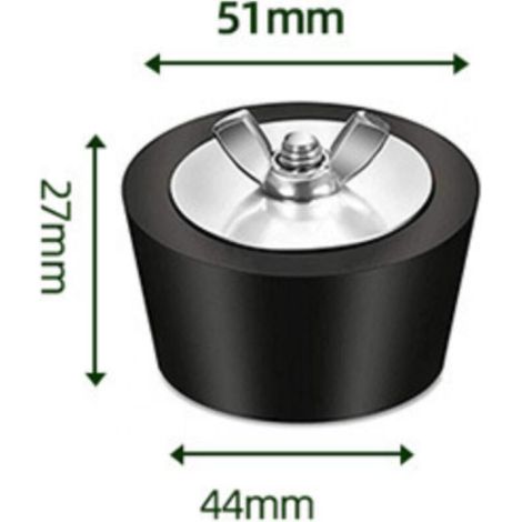 Lntyq 2 Pièces Bouchons D'expansion Bouchons, Piscine Bouchons de Ligne de Retour de Piscine pour, Piscine Spa Garden Entertainment Swimming Pool Accessories, Acier inoxydable, Noir, 5.12.7cm - 4