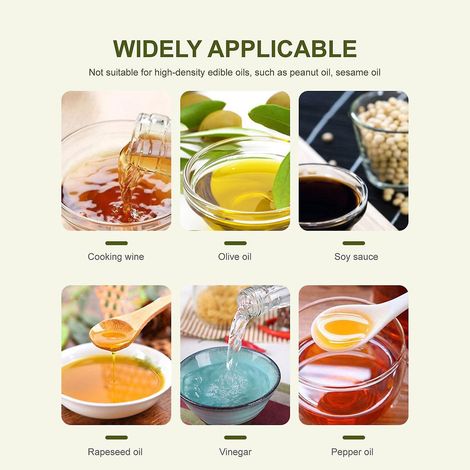 210 ml Spruzzatore per olio d'oliva, flacone spray ricaricabile, dispenser di olio per cucinare, barbecue, insalate, dolci - 2
