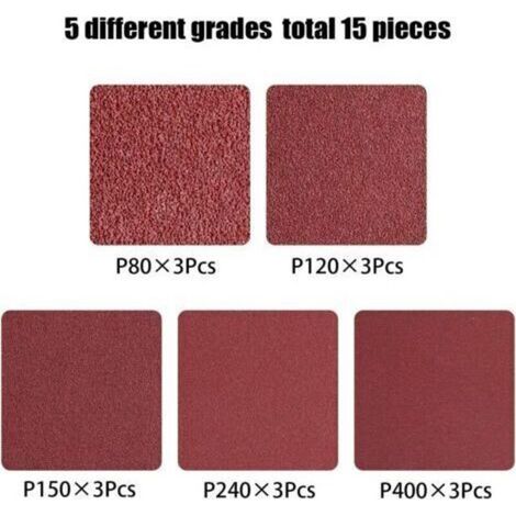 Grains 80 120 150 240 400 pour tous types de ponçage