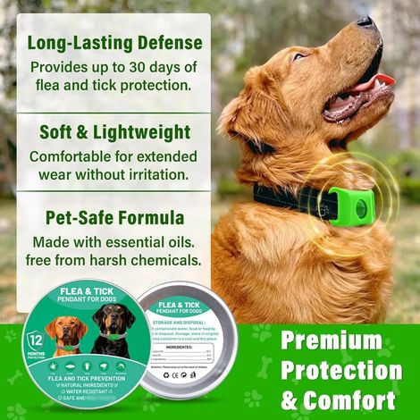 Capsules de recharge pour collier anti-puces et anti-tiques pour chien