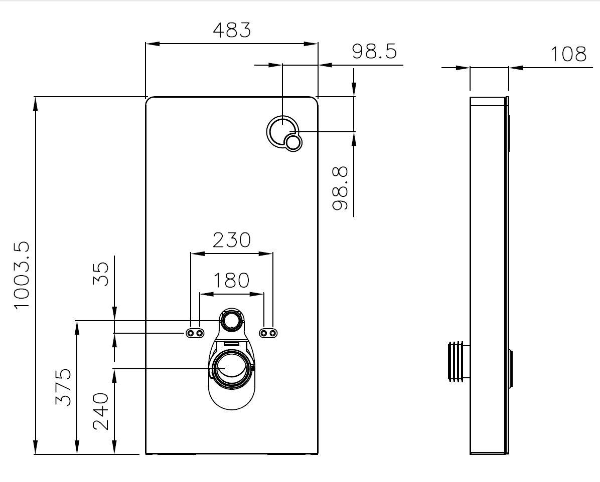 Module sanitaire BERNSTEIN 805S - Schéma 1