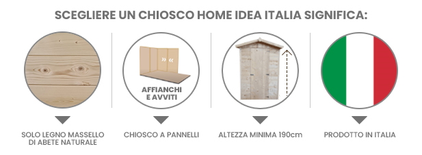 Chiosco in legno