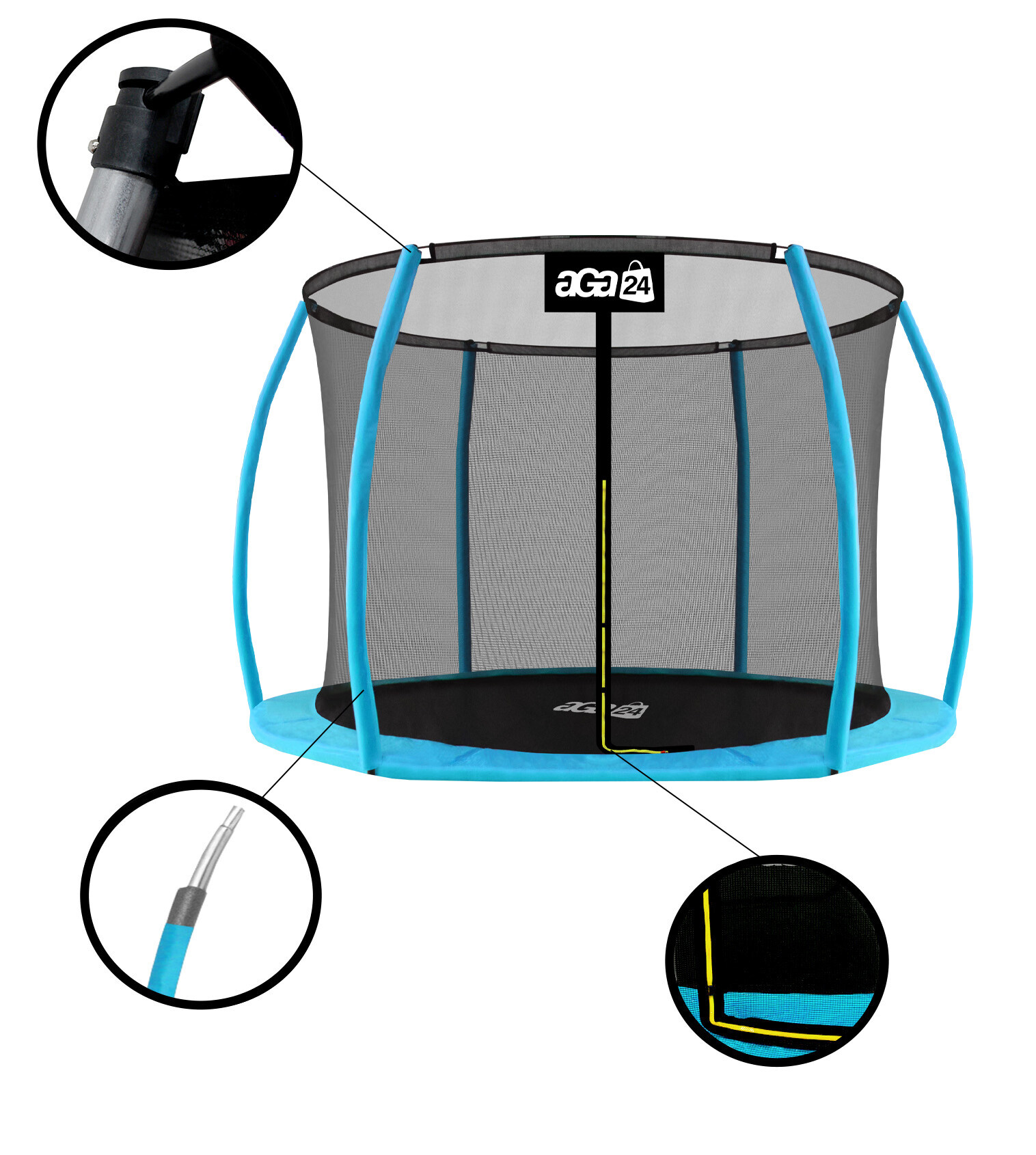 Rete di protezione per trampolino COMBI L ø305 cm