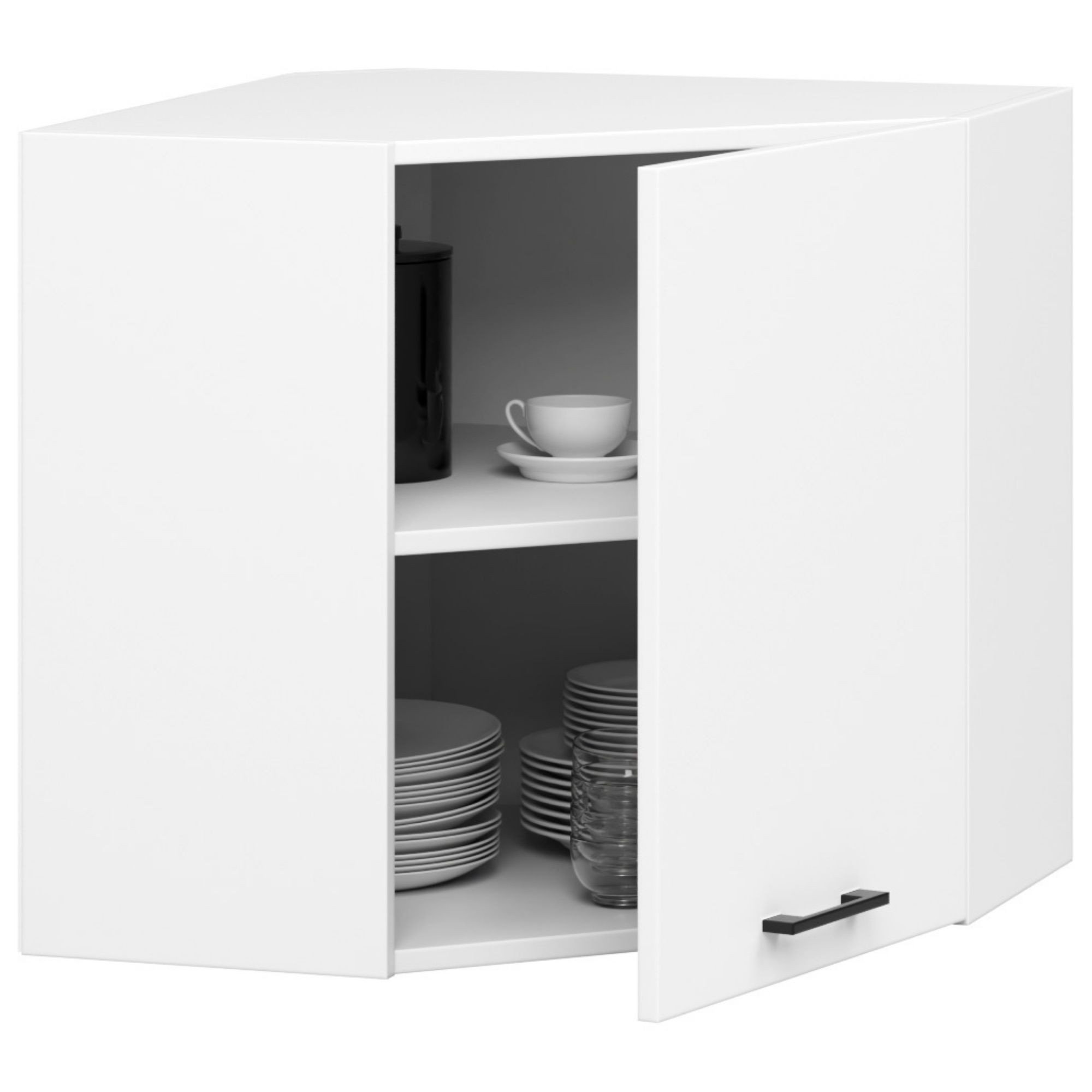 Armoire De Cuisine AKORD D'angle W60 Accr. Au Mur OLIWIA Modulable, Blanc 60 Cm 1 Porte Façade Blanche 2 étagères 60x30x58 Cm -VIDAXL || Bosch || Whirlpool Soldes AAHKMJXYDAFdJAOAIMEbOAchNsnGA2noqsEADvaXRypPc