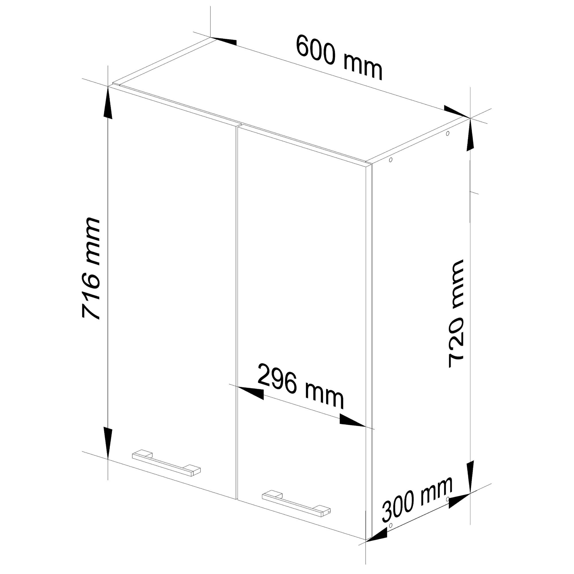 Meuble de cuisine haut AKORD W60 OLIWIA