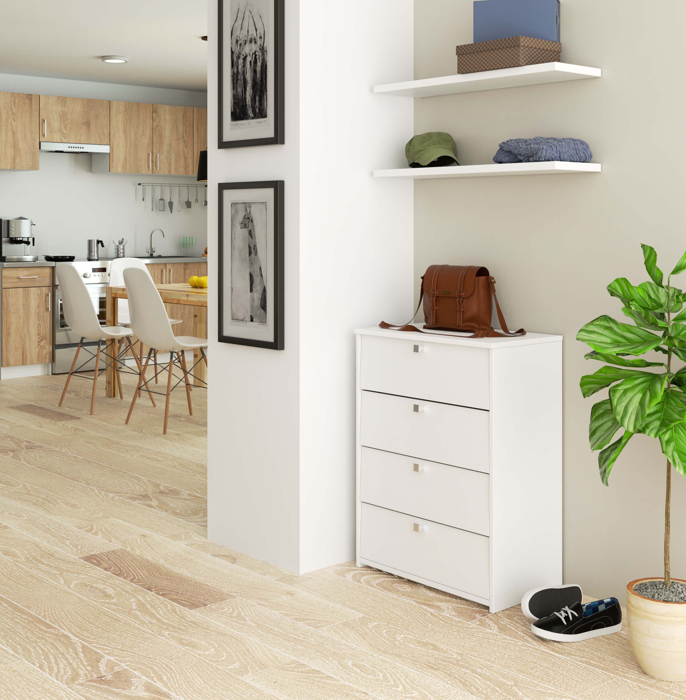 Schuhschrank Mit 4 Schuhregalen Und 4 Klapptüren | Schuhkipper | Schuhregal Geschlossen | Schuhbank | Schuhaufbewahrung | B60 X H80 X T33 Cm, Gewicht 29 Kg | Farbe Weiß -Möbelhaus AAHKMJXYDAFdJAOAIMEbOAchNsnGA2noqsEADvaXRypPc6fdKwyV0Mtfs7mTivZt3HgF JNTUBF0NFZ3EoMjn4sLHawoRywff2YRCrOP5xF 0vWWI85RNl1NZ