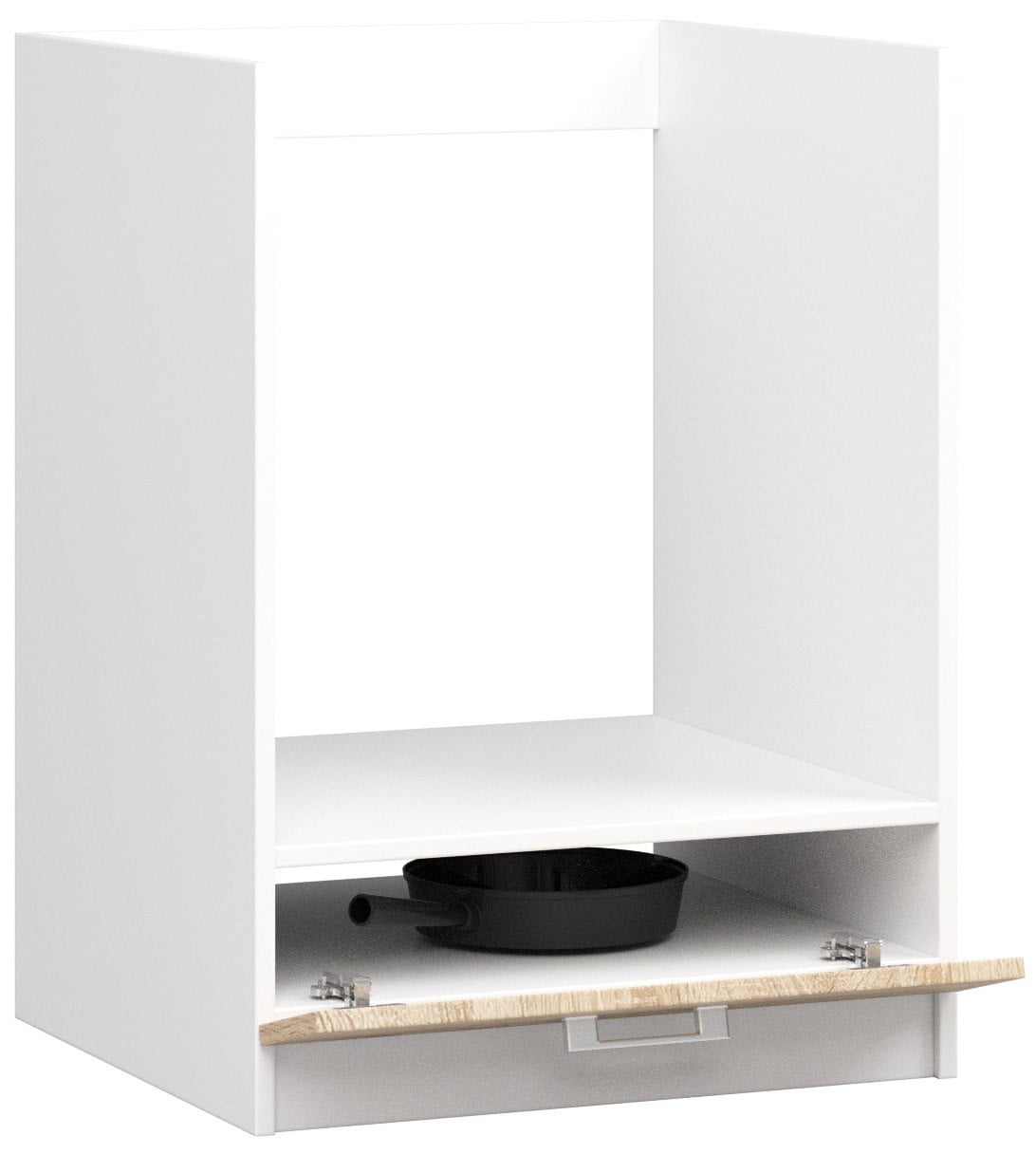 Meuble De Cuisine Bas AKORD S60, à Four, OLIWIA Modulable Blanc 60 Cm 1 Porte Couleur Chêne Sonoma 1 étagère 60x55x82 Cm -VIDAXL || Bosch || Whirlpool Soldes