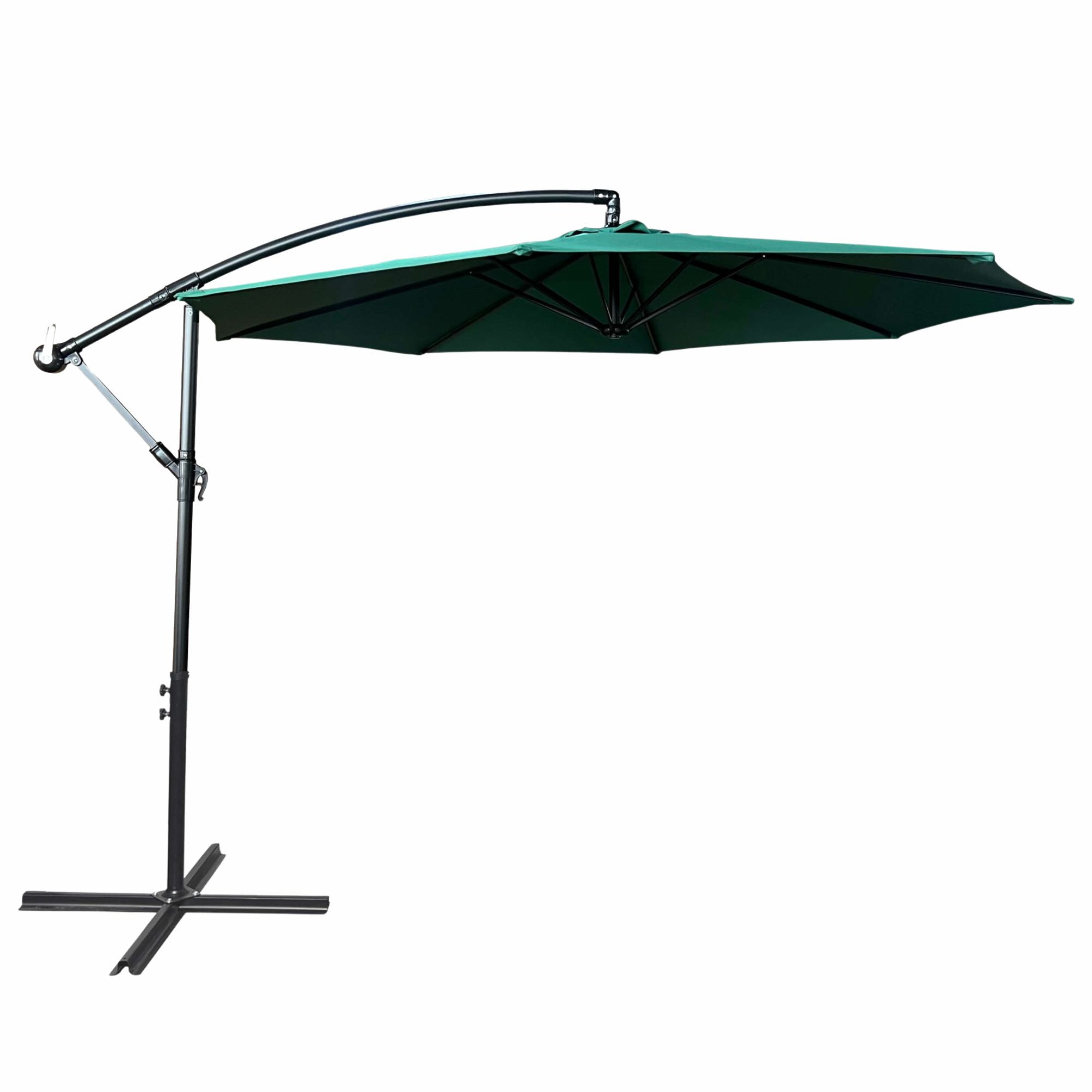 Ombrellone Da Giardino ASTER Con Protezione UV In Colore Verde Scuro Peso 12,1 Kg Dimensioni 300x300x245 Cm 82273887
