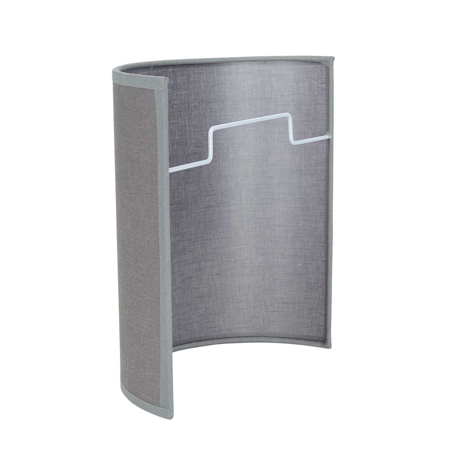 Applique murale d'intérieur Alice en tissu gris clair au design Up