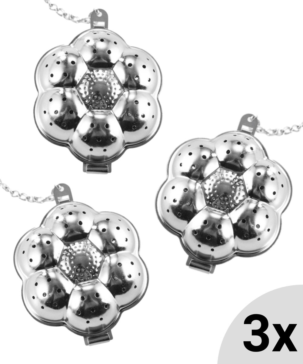 Lot De 3 Passoires à Thé En Acier Inoxydable SKYPRO - 9 Cm, Pour Infusions Et épices