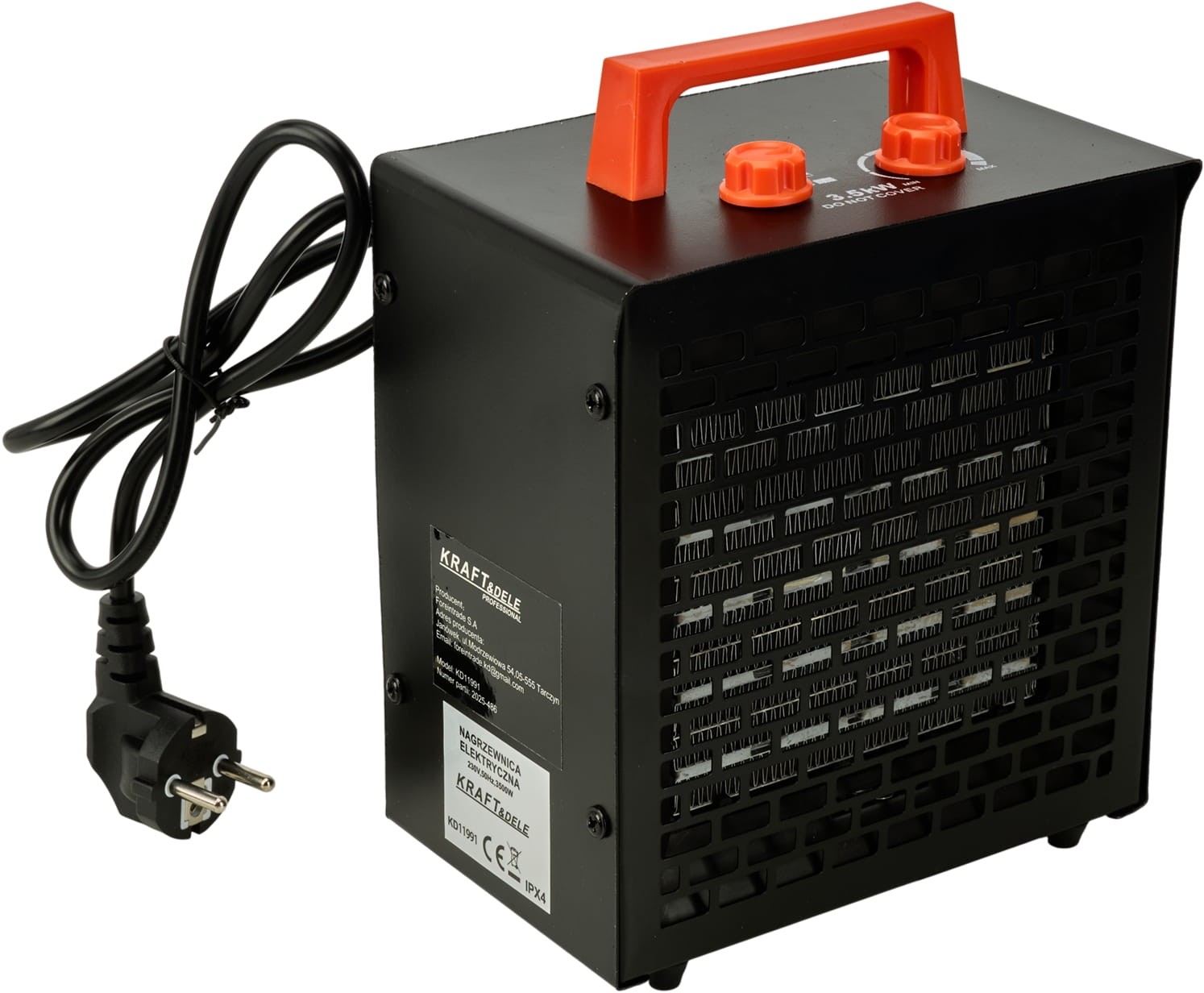 Riscaldatore elettrico 3500W