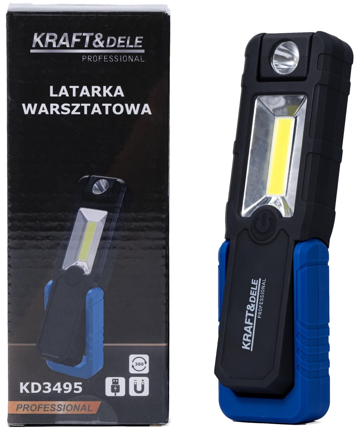 Linterna LED de taller de 250 lúmenes