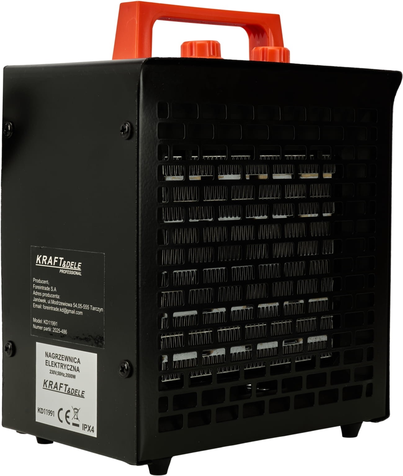 Riscaldatore elettrico 3500W