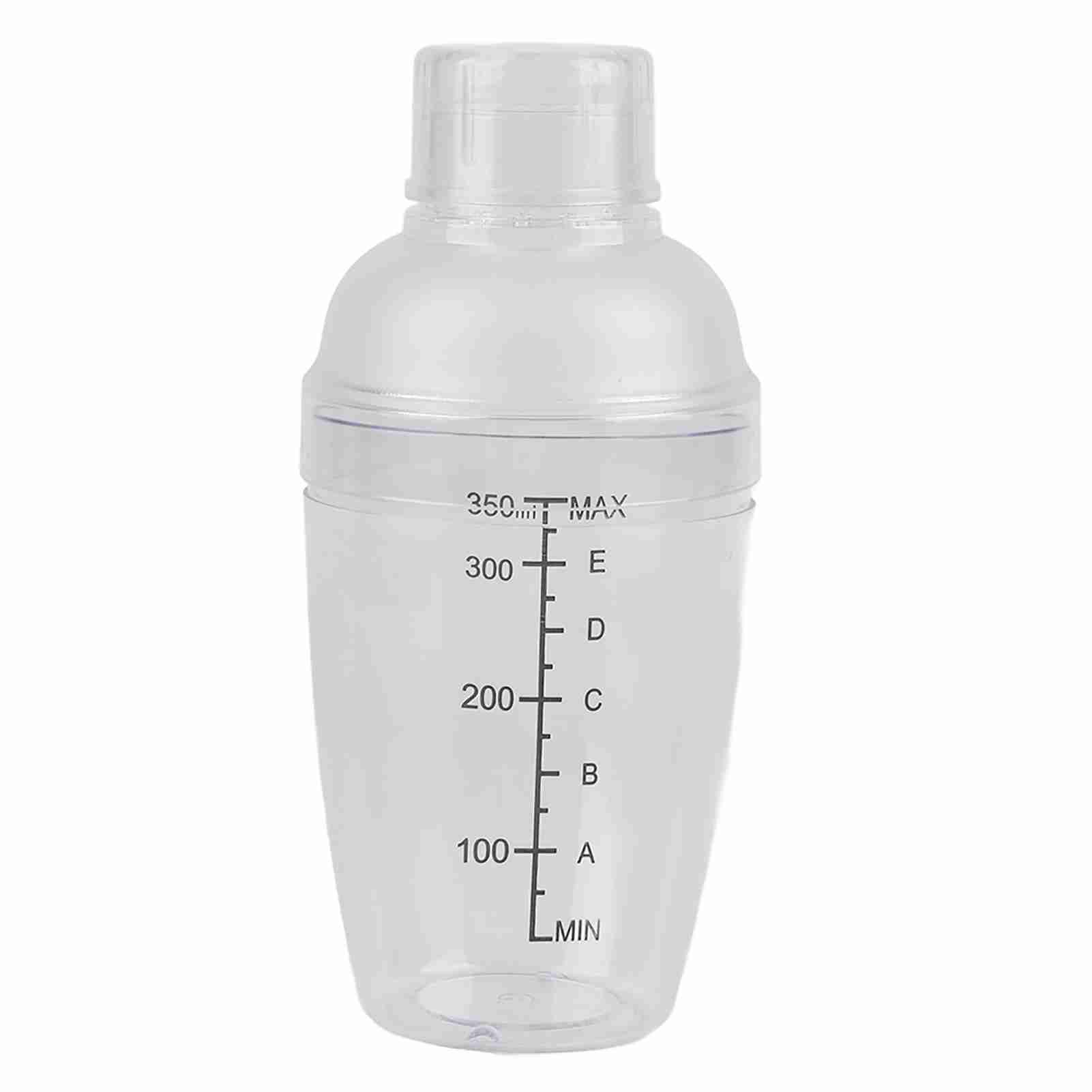 Shaker Per Cocktail In Resina Trasparente 500 Ml | Con Scala E Filtro Anti-perdite | Per Bar E Casa - 3