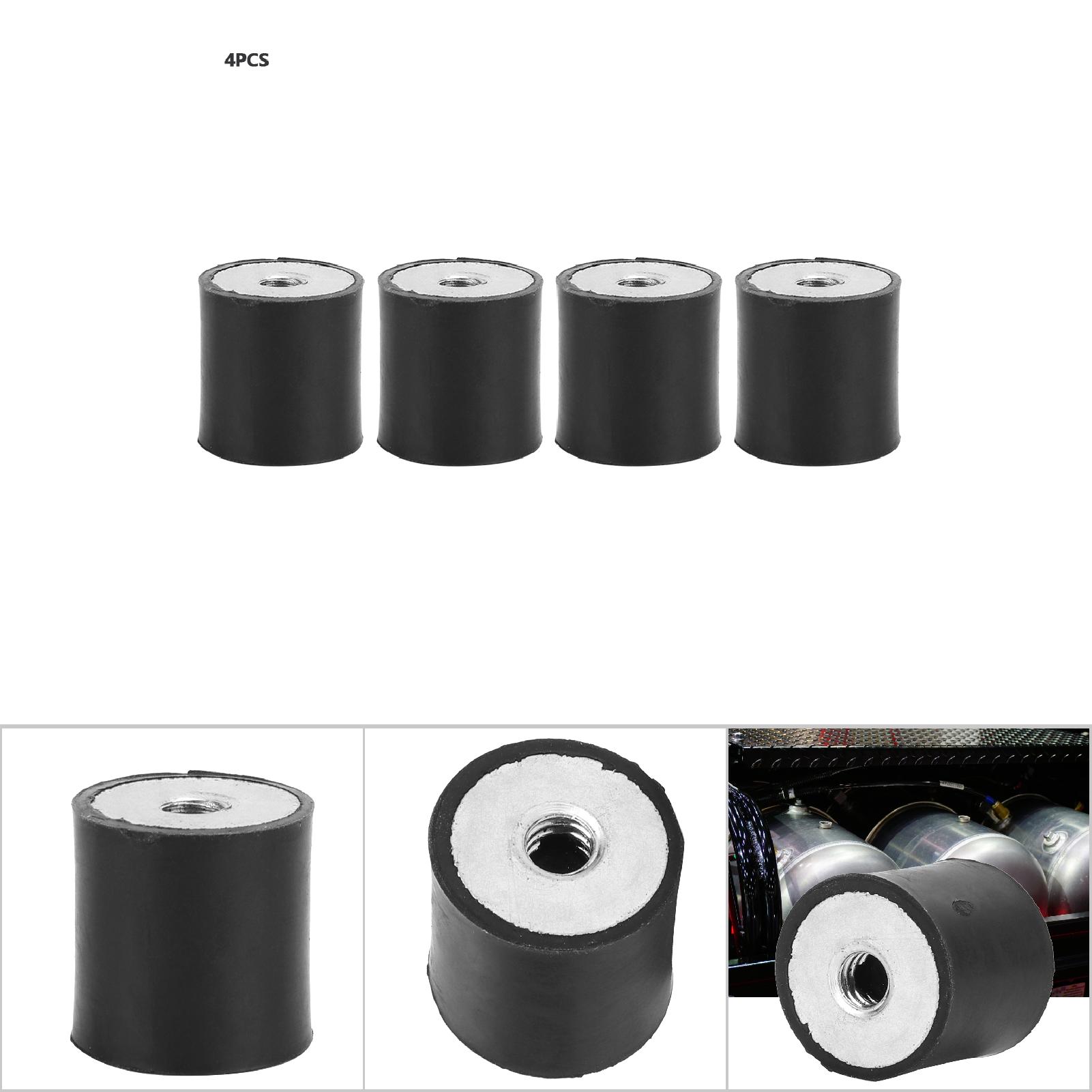 4 Ammortizzatori Antivibrazione Walfront - Gomma Isolante, Misura DD20*20 M6 - Per Motori, Compressori, Macchinari