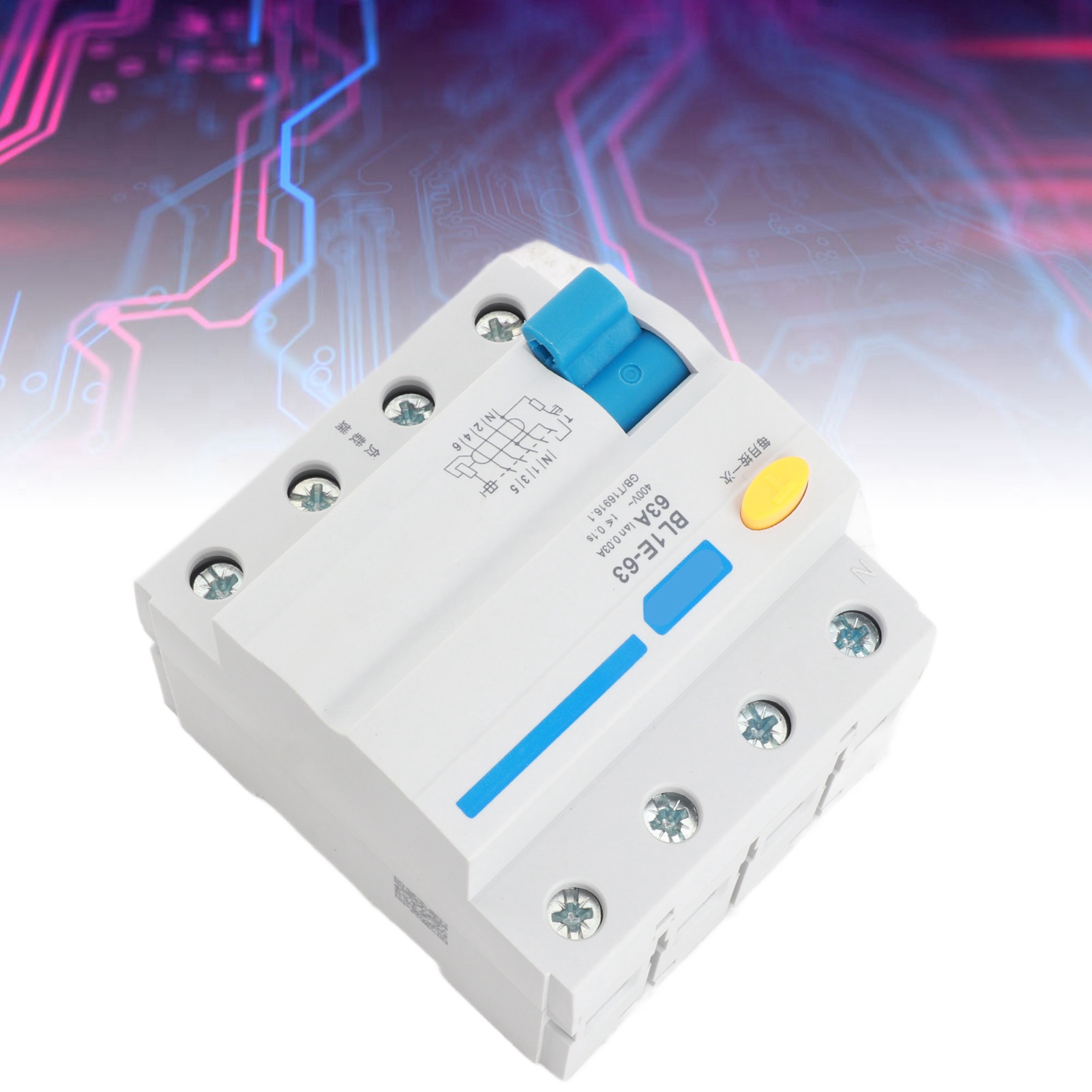 Disjoncteur de courant OMABETA BL1E-63 3p N 63A RCCB 230V 30mA