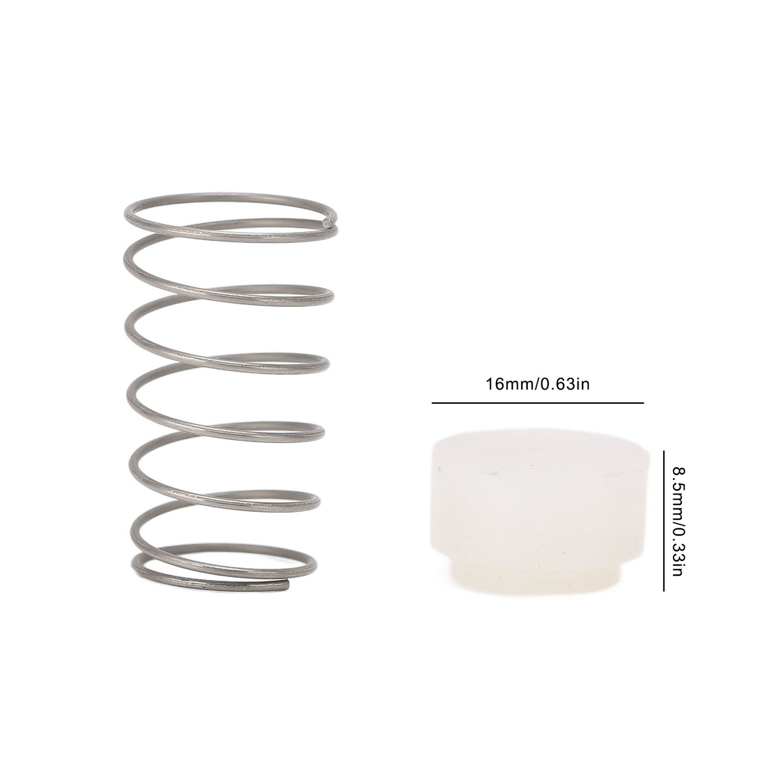 Lot de 10 Ressorts de Contrôle, Clapet Anti-Retour Unidirectionnel ...