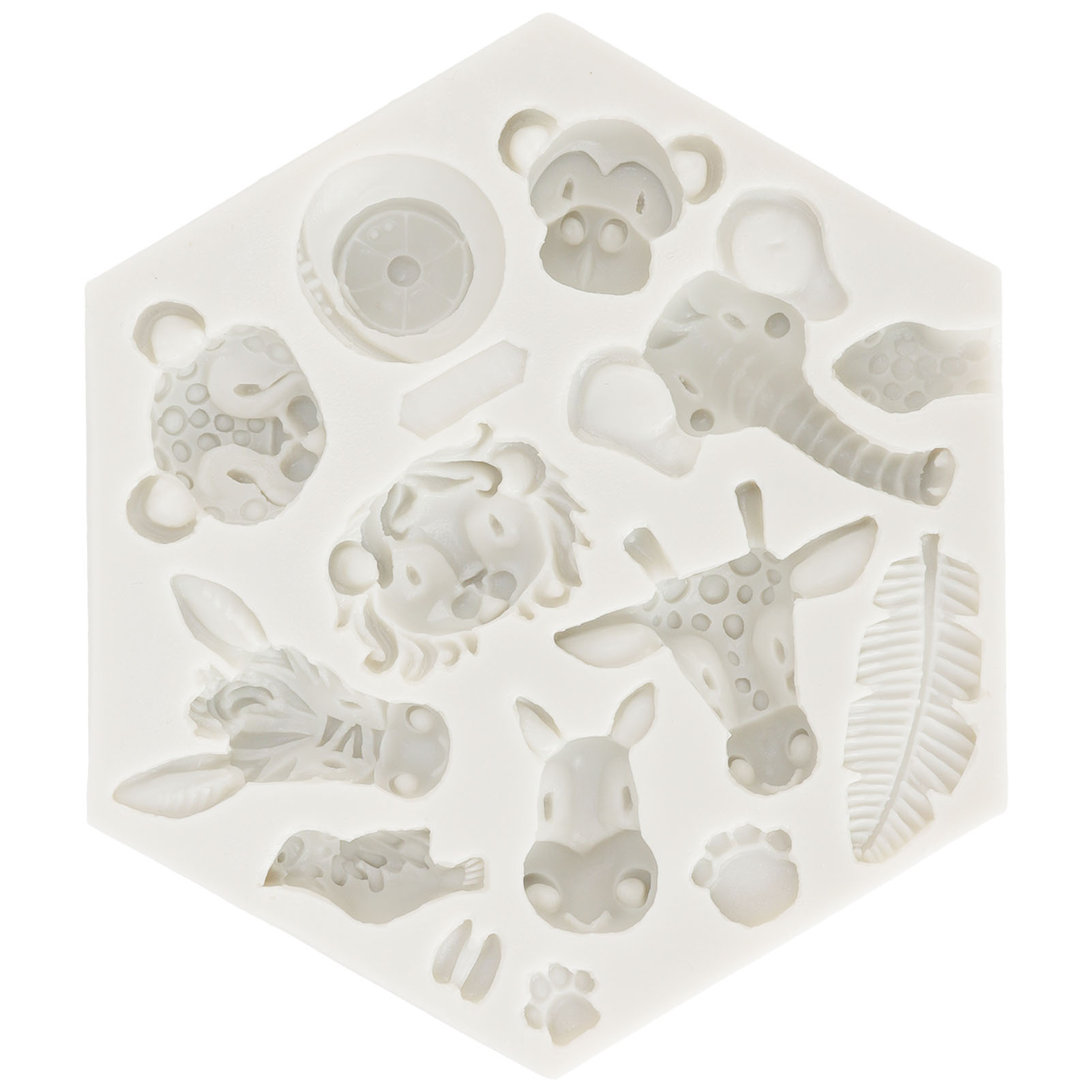 Moule Silicone Pour Résine – Forme Animal – DIY Artisanat – Blanc