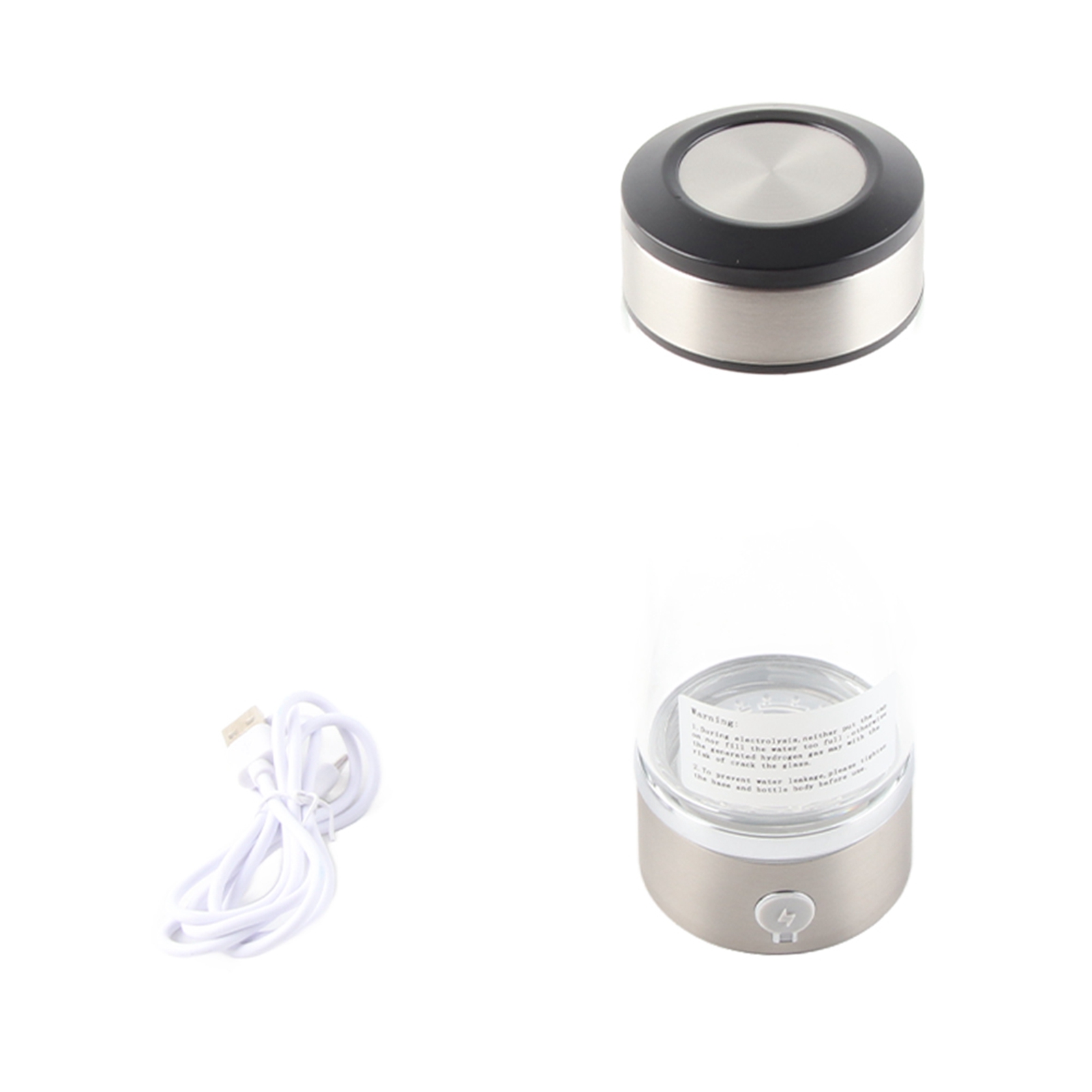 Bouteille Eau Hydrogène 420ml - Générateur Eau Ionisée Rechargeable | Purification Et Antioxidant