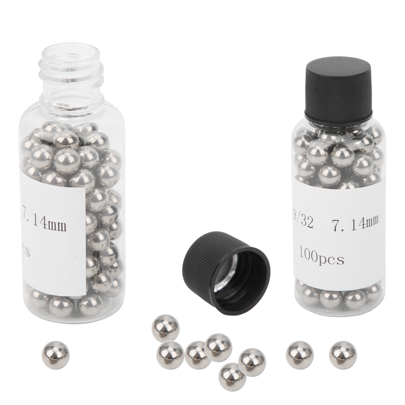 Boules 200pcs en acier inoxydable G1000 fournitures industrielles de peinture de haute précision 7.144mm 