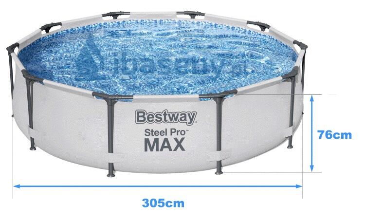 Wymiary basenu Bestway 56406