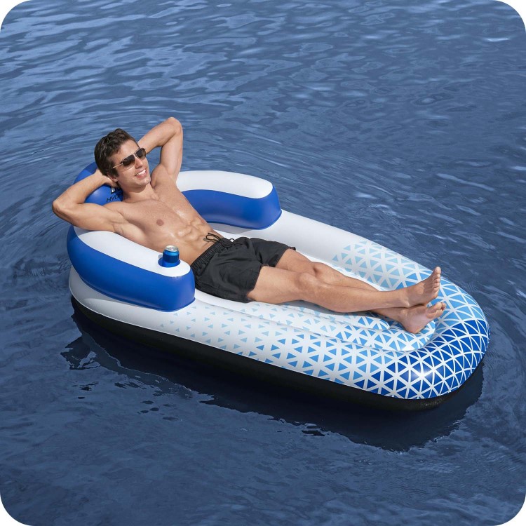 Colchón Indigo Wave con respaldo 191x107 cm Bestway 43533
