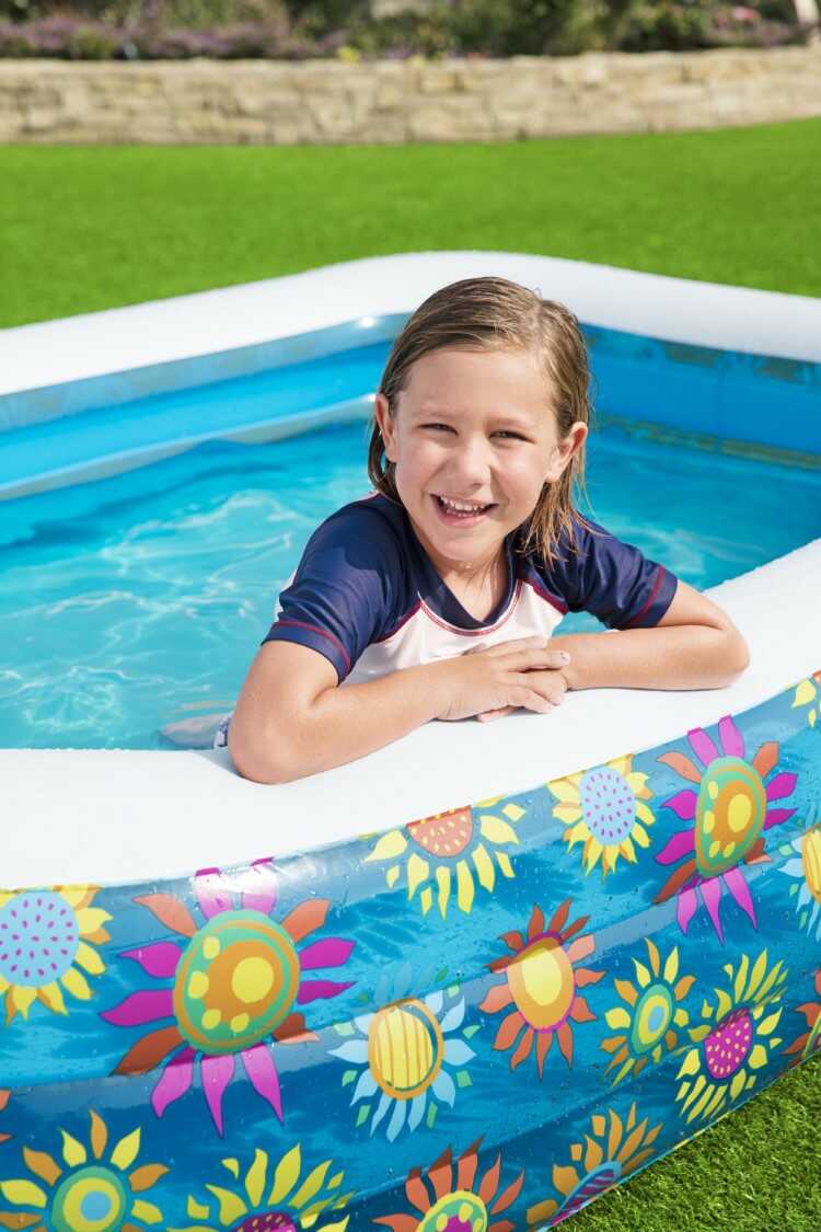 Piscine gonflable Bestway 54121 Happy Flora