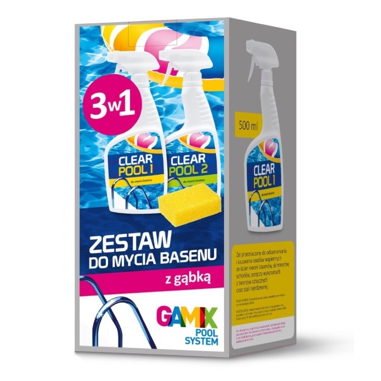 Zestaw do mycia basenu Gamix