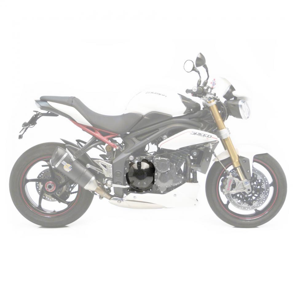 Cache carter embrayage carbone Leovince pour moto Triumph 1050