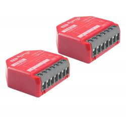 Shelly 1PM Gen4 confezione da 2 moduli smart switch con misurazione dei consumi