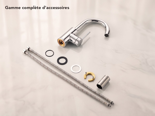 Robinet lavabo KeeGone Pro accessoires de montage