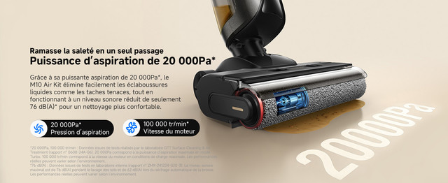 20kPa Powerful Suction