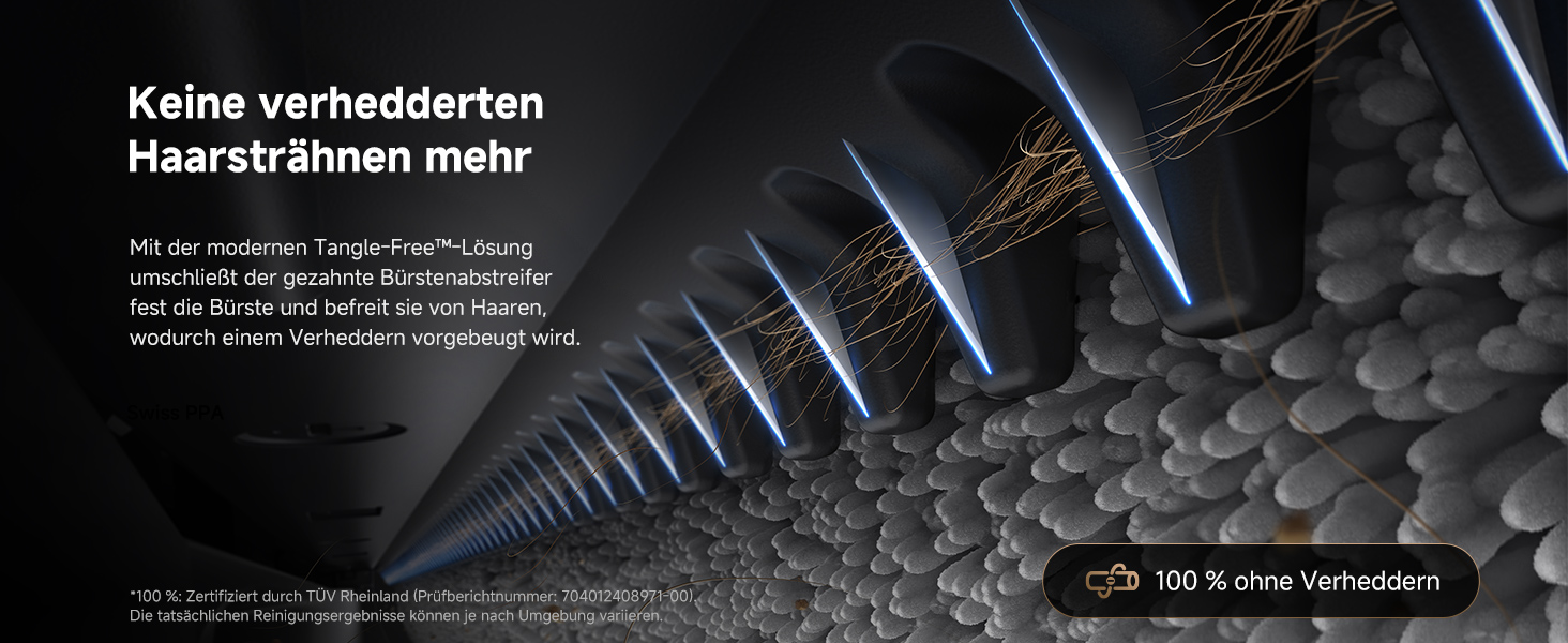 Keine Haarverwicklung