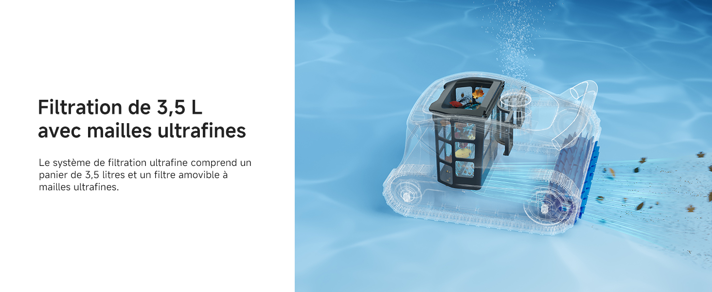 Filtration ultra-fine 3,5 L