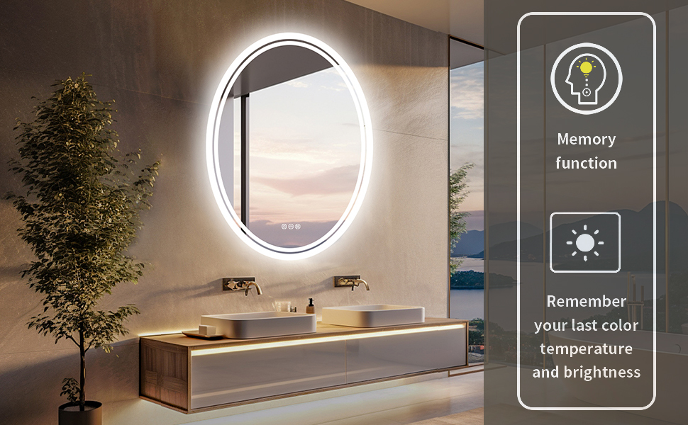 Miroir Salle de Bain LED