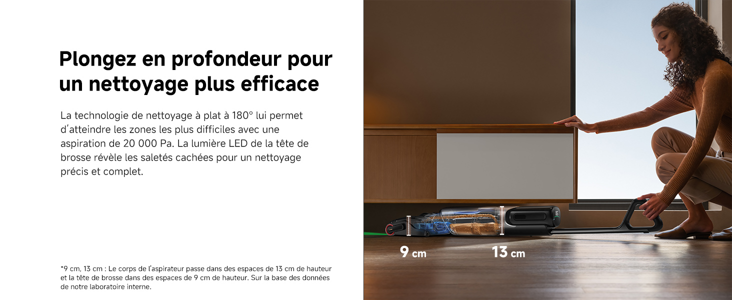 Nettoyage en profondeur sous les meubles